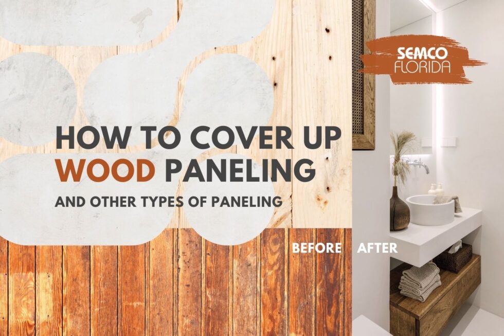 How To Cover Up Wood Paneling, Skim Coating Paneling and more
