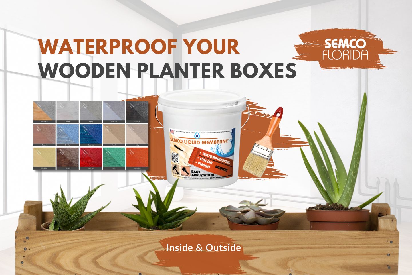How To Waterproof A Wooden Planter Box and How to Waterproof The Inside Of A Wood Planter Box