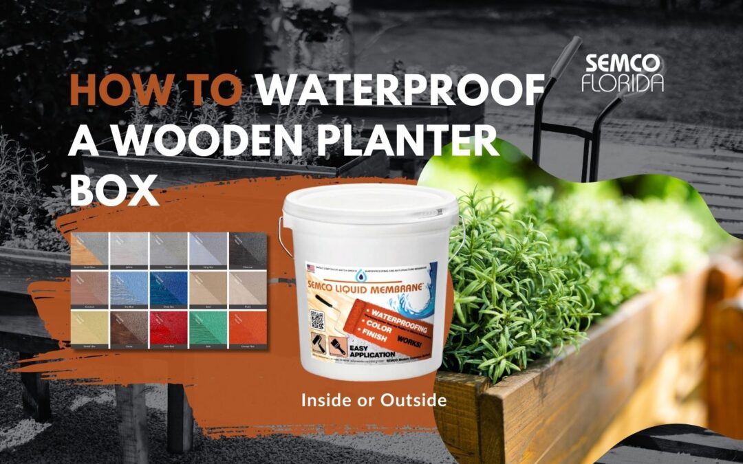 How To Waterproof A Wooden Planter Box Inside & Out with Waterproofing Membrane