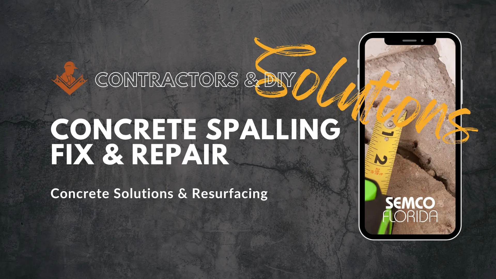 How to Fix Concrete Spalling NEW Long-Term Repair Solution by SemcoFL