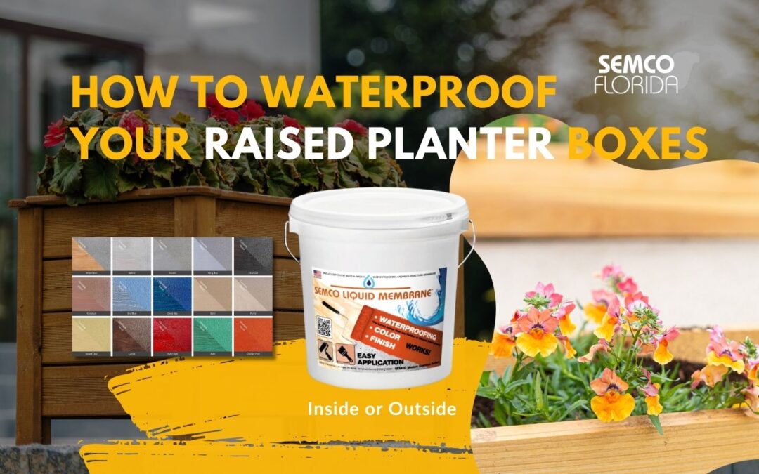 How To Waterproof A Raised Wooden Planter Box, Waterproofing Membrane Guide