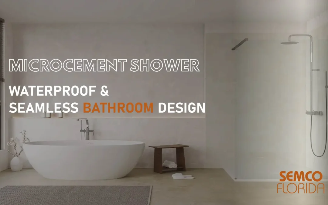 Microcement Showers: The Seamless Solution for Modern Bathrooms