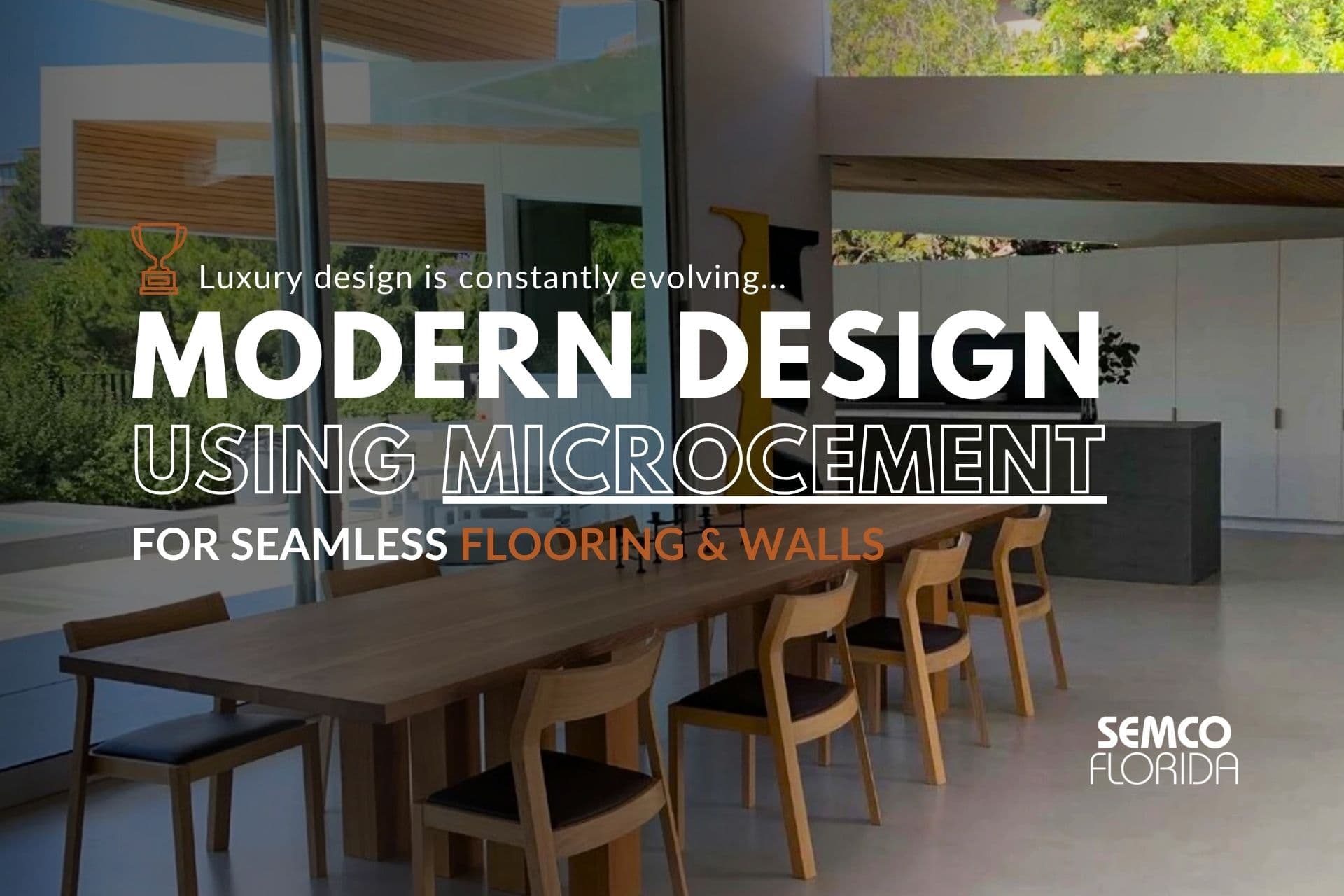 SEMCO Bring Modern Design Style with Microcement Seamless Flooring And Walls Installation