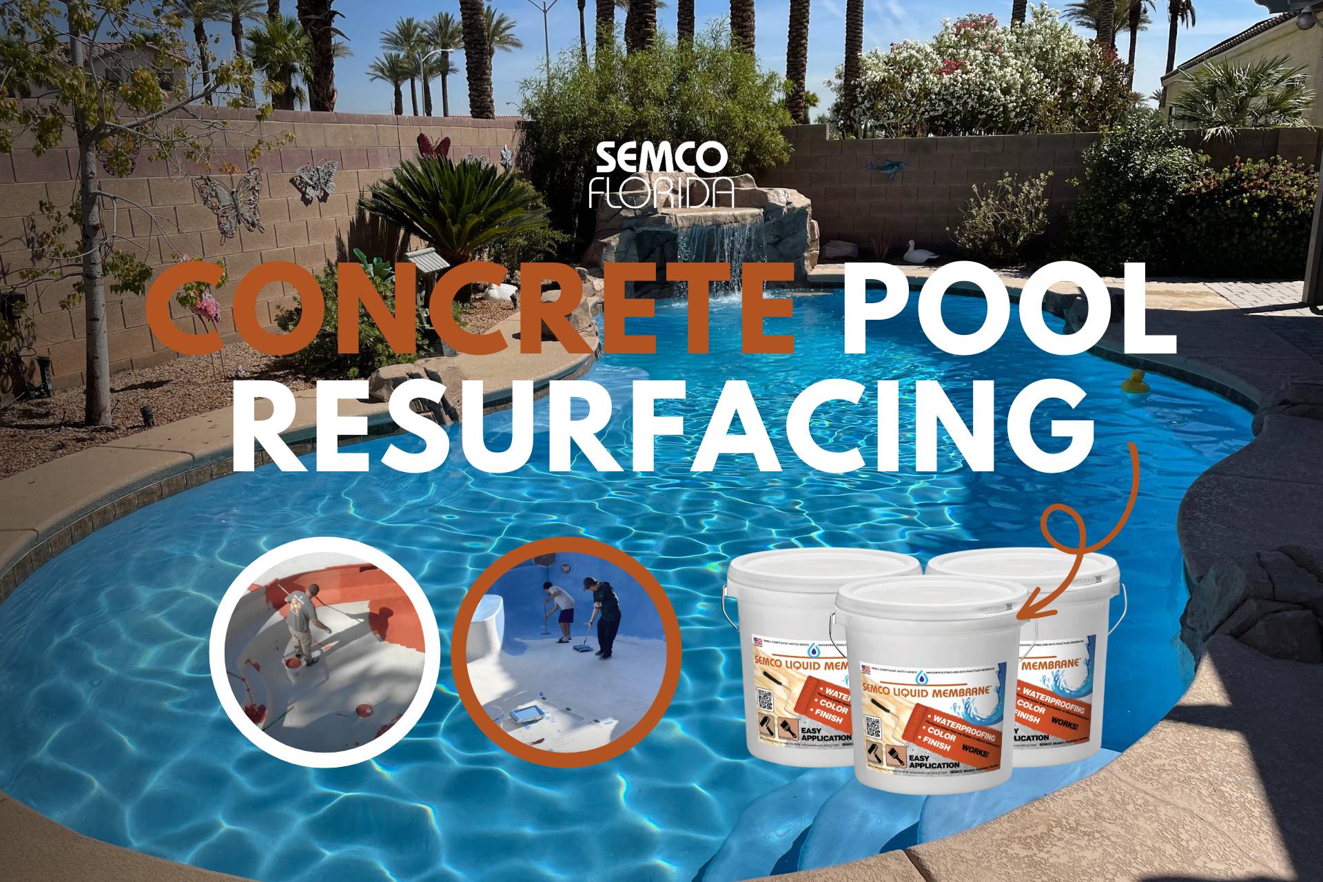 SEMCO Pool Resurfacing, Concrete Pool, Inground Pool Resurfacing Near Me