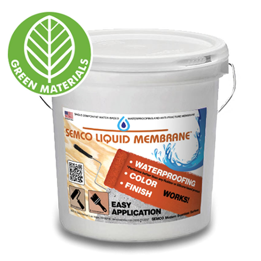 Semco-Liquid-Membrane-Product-Mutiple-Colors-1-gallon-5-gallons-green-materials