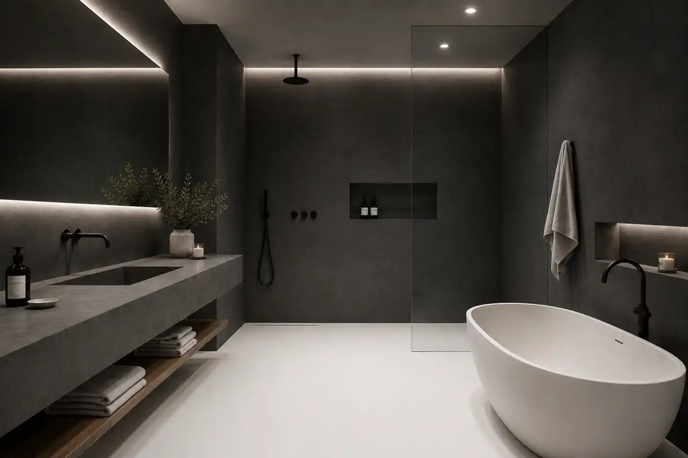 Design Ideas for Your Microcement Shower