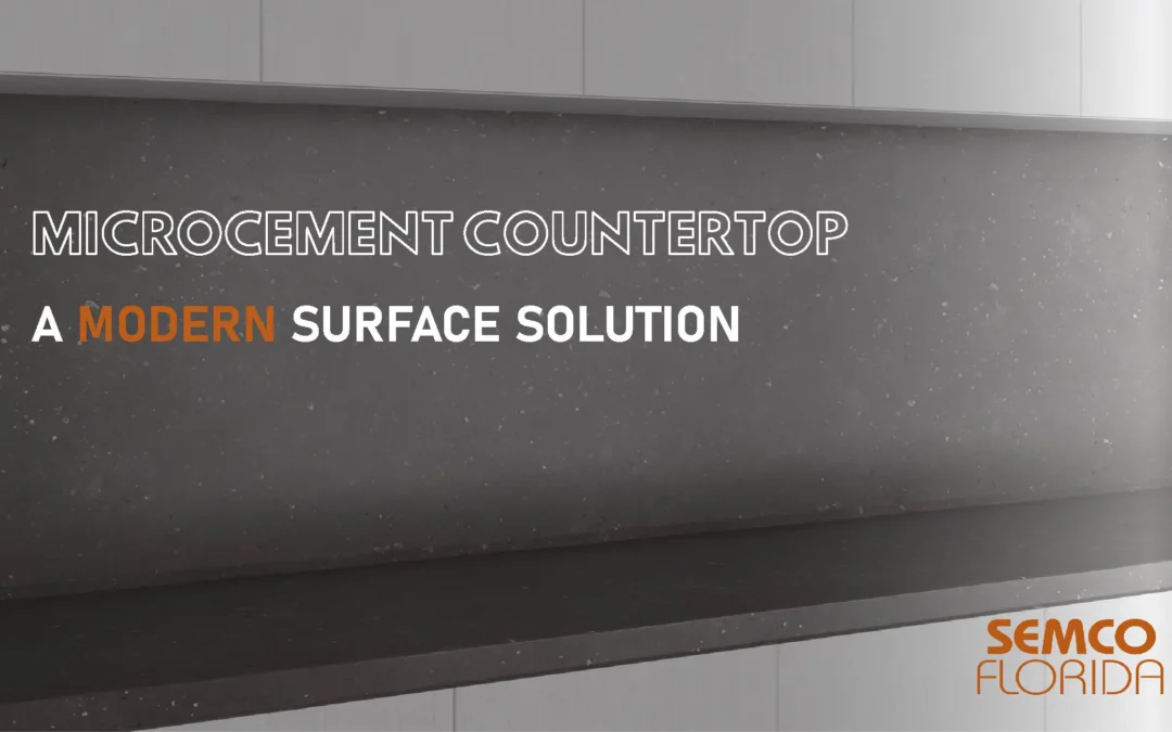 Microcement Countertop: A Modern Surface Solution